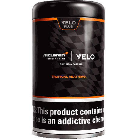 VELO Limited Edition Tin - Design Inspired by McLaren Racing VELO Limited Edition Tin - Design Inspired by McLaren Racing