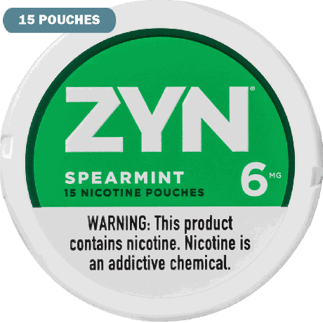 ZYN Spearmint 6mg 15 Pouches