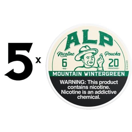 ALP Mountain Wintergreen 6mg 5for$5