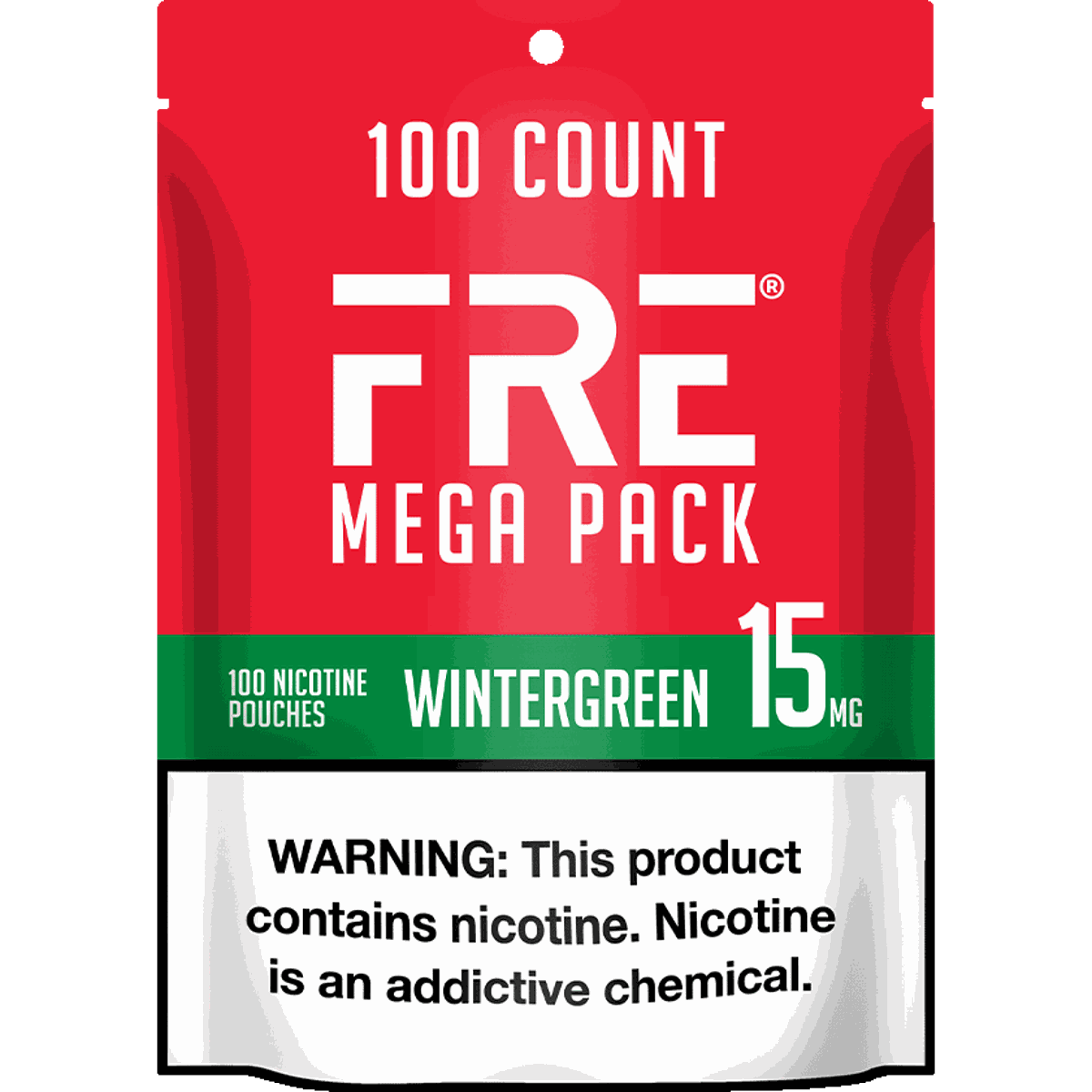 FRE Wintergreen Mega Pack 9MG Nicotine Pouches
