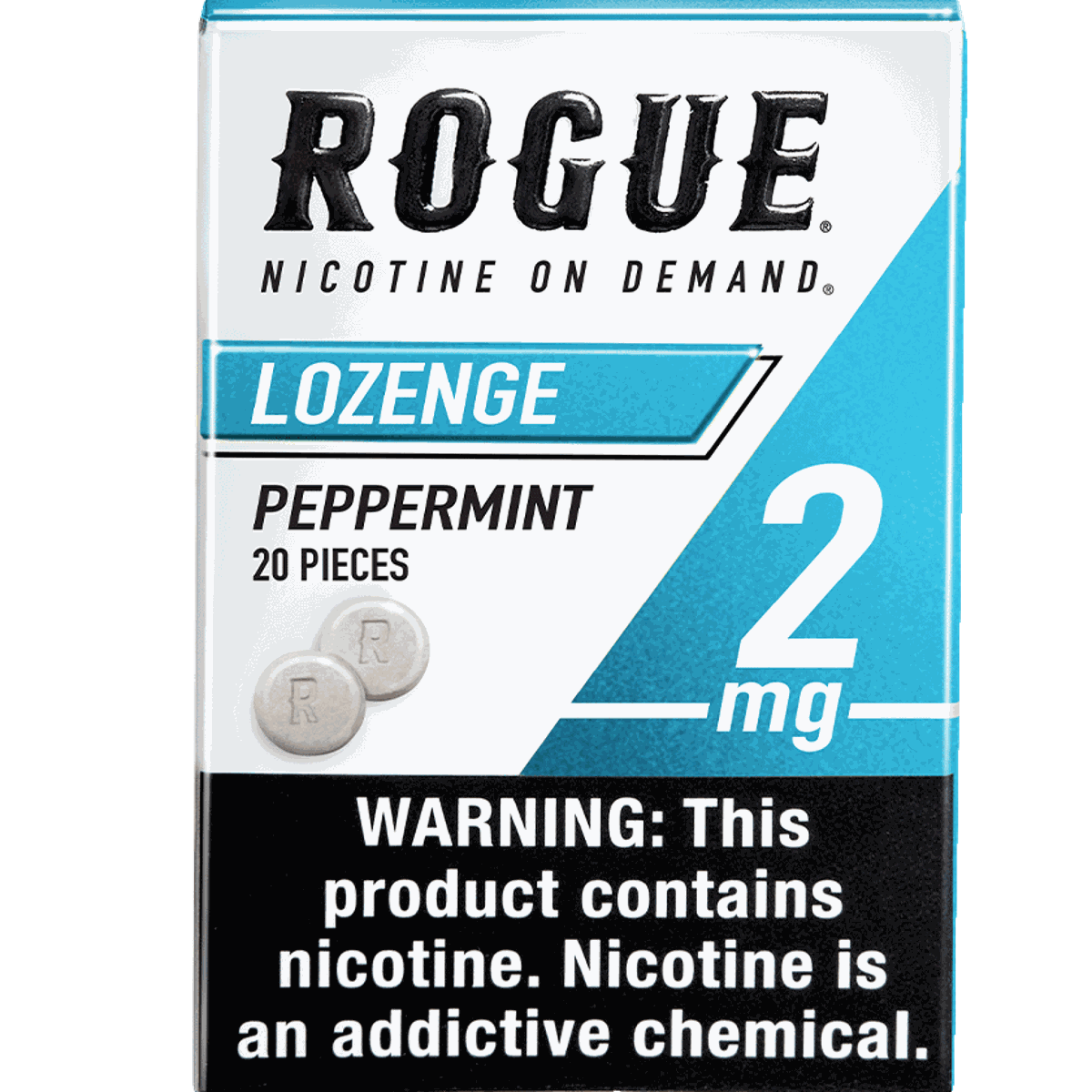 Rogue 2mg Peppermint Nicotine Lozenges - Nicokick