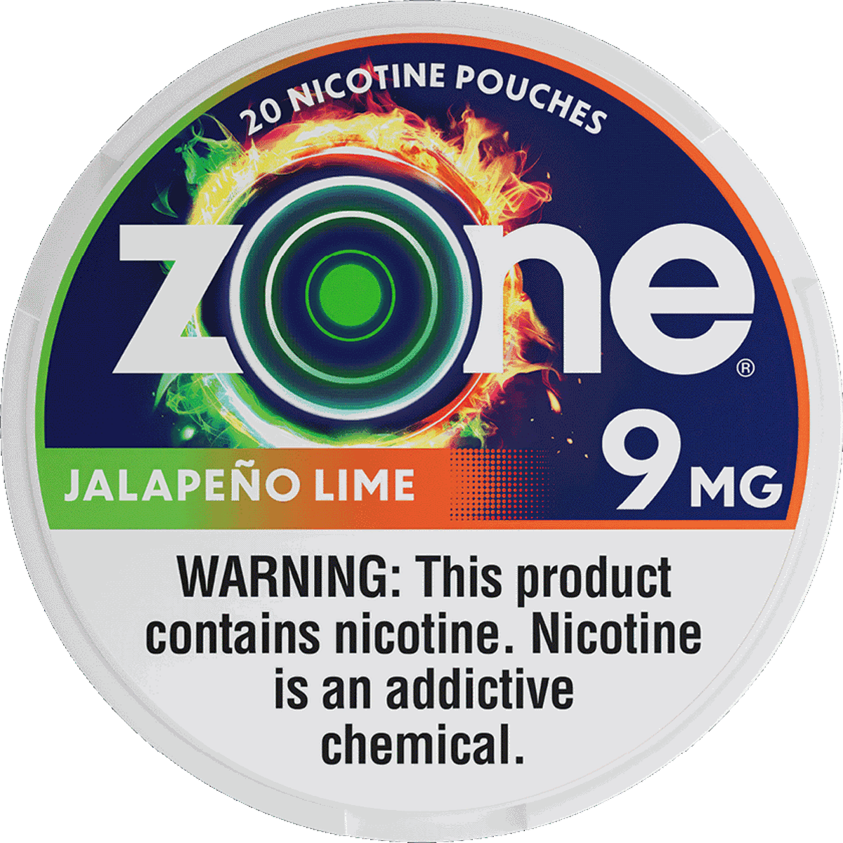 Buy zone Jalapeno Lime 9mg From $2.79 Online - Fast Shipping