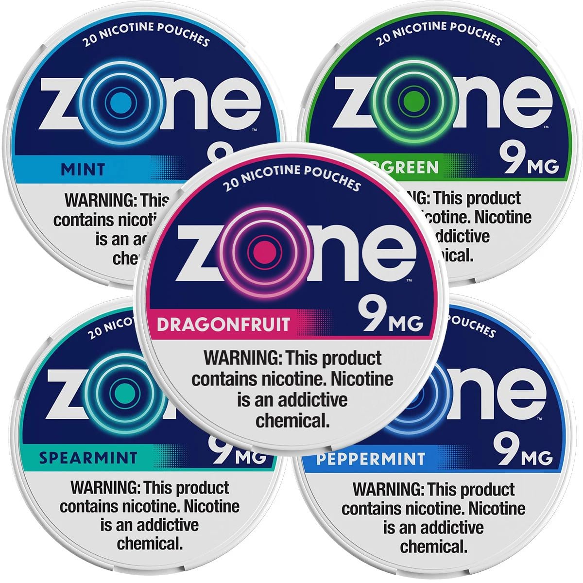 zone tobacco flavor zone New 9mg Mixpack