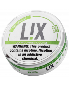 L!X Nicotine Pouches - Spearmint 6MG