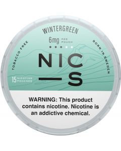 NIC-S Wintergreen 6MG