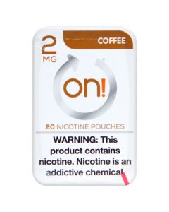 on! 2mg Coffee Nicotine Pouches