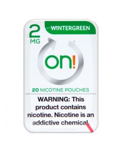 on! 2mg Wintergreen Nicotine Pouches