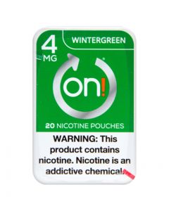 on! 4mg Wintergreen Nicotine Pouches