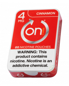on! 4mg Cinnamon Nicotine Pouches