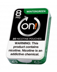 on! 8mg Wintergreen Nicotine Pouches