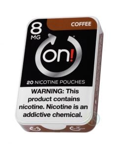 on! 8mg Coffee Nicotine Pouches