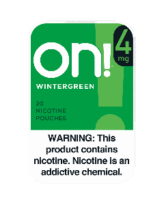 on! 4mg Wintergreen Nicotine Pouches