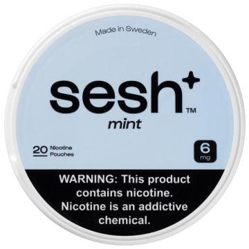 Sesh+ Mint 6mg Nicotine Pouches
