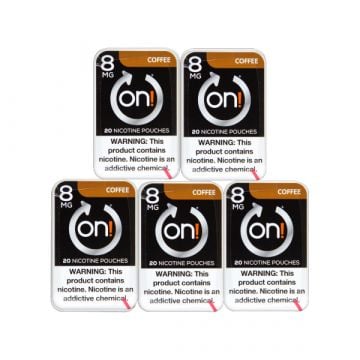 On! Coffee 5for$10 8mg Nicotine Pouches
