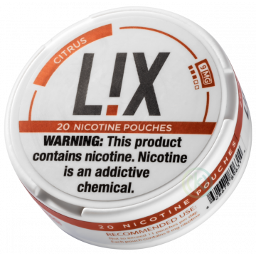 L!X Nicotine Pouches - Citrus 9MG