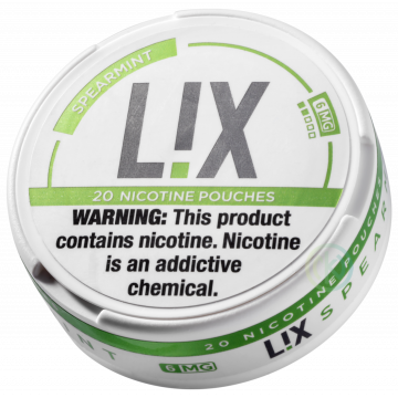 L!X Nicotine Pouches - Spearmint 6MG