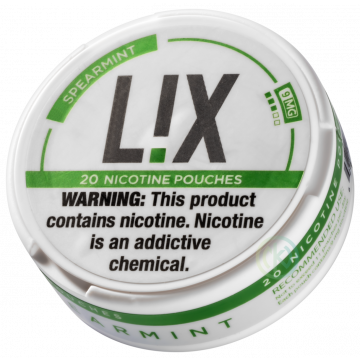 L!X Nicotine Pouches - Spearmint 9MG