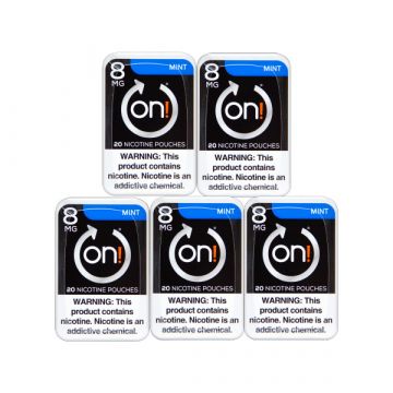 On! Mint 5for$5 8mg Nicotine Pouches