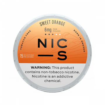NIC-S Sweet Orange 6MG Nicotine Pouches