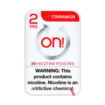 on! 2mg Cinnamon Nicotine Pouches