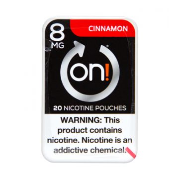 on! 8mg Cinnamon Nicotine Pouches