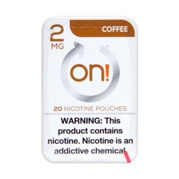 on! 2mg Coffee Nicotine Pouches