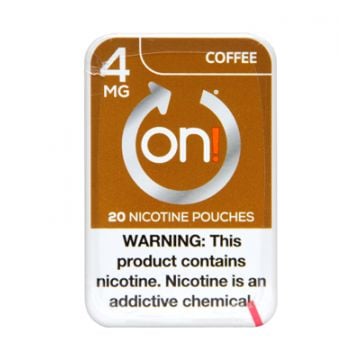 on! 4mg Coffee Nicotine Pouches