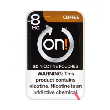 on! 8mg Coffee Nicotine Pouches