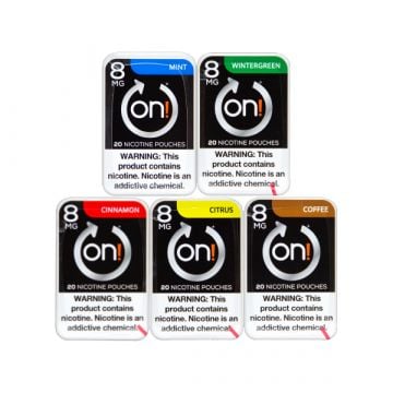 On! Strong 5for$10 8mg Nicotine Pouches