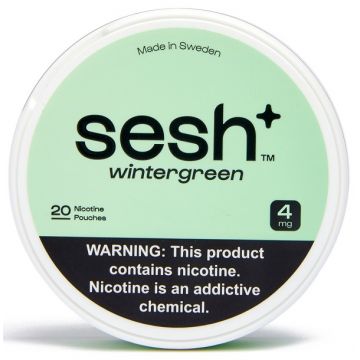 Sesh+ Wintergreen 4mg Nicotine Pouches