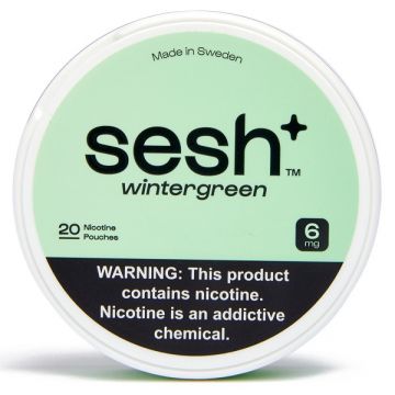 Sesh+ Wintergreen 6mg Nicotine Pouches