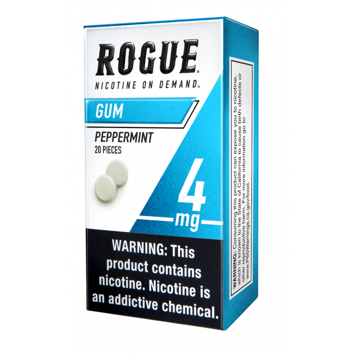 Rogue Peppermint 4MG Nicotine Gum