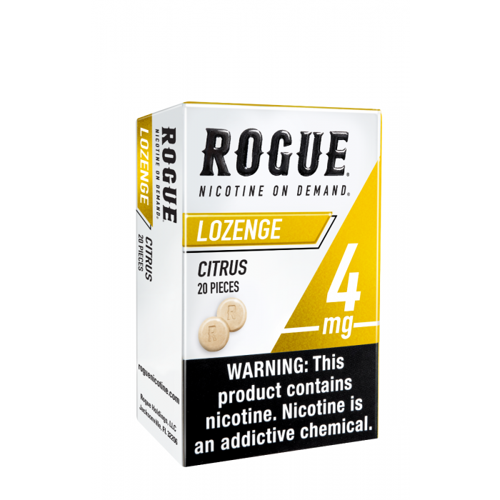 Rogue Citrus 4MG Nicotine Lozenges