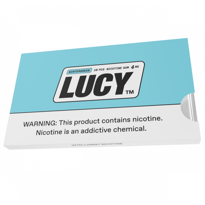 Lucy Wintergreen 4MG Nicotine Gum