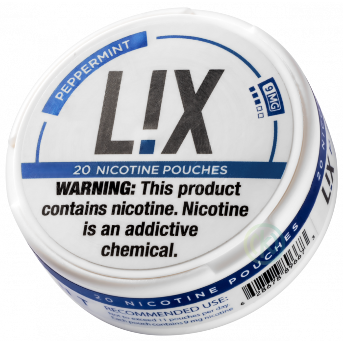 L!X Nicotine Pouches - Peppermint 9MG