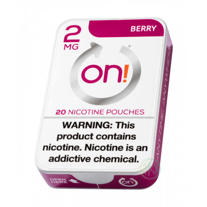 On! 2MG Berry Nicotine Pouches