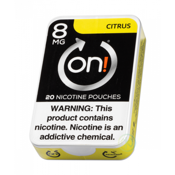 On! 8MG Citrus Nicotine Pouches