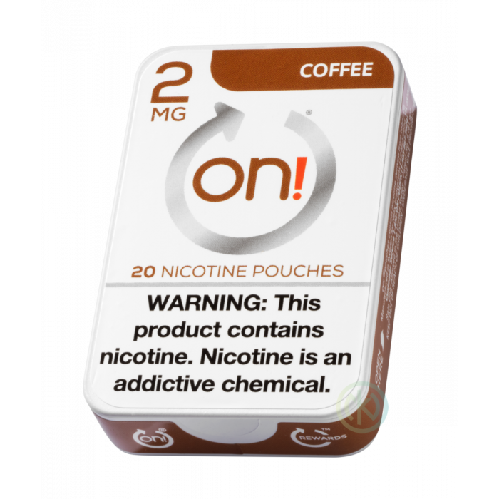 On! 2MG Coffee Nicotine Pouches
