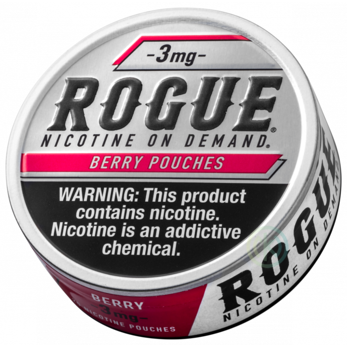 Rogue Berry 3MG Nicotine Pouches