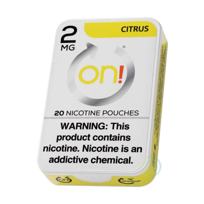 On! 2MG Citrus Nicotine Pouches
