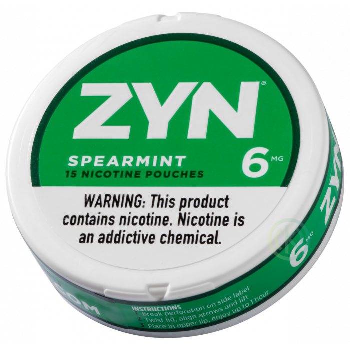 ZYN Spearmint 6MG Nicotine Pouches