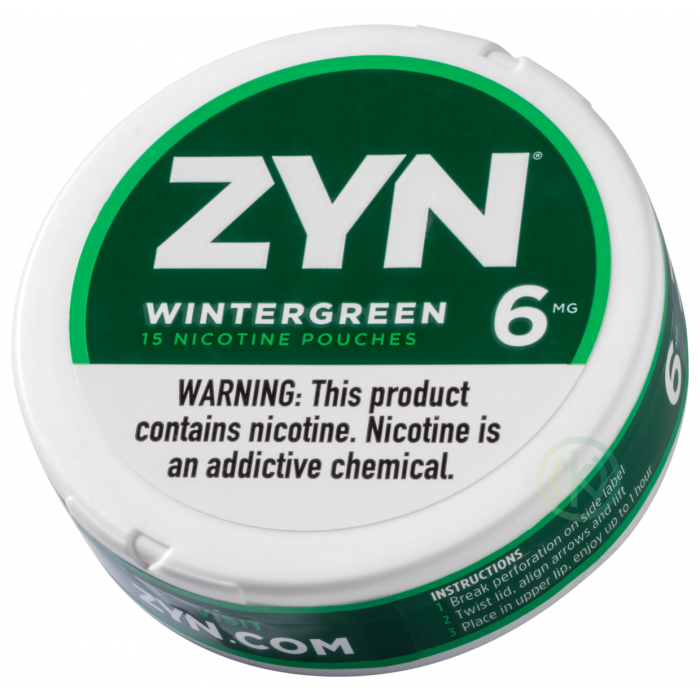 ZYN Wintergreen 6MG Nicotine Pouches
