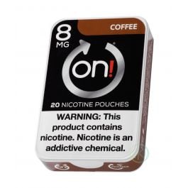 On! 8mg Coffee Nicotine Pouches - Buy Online - Nicokick