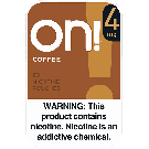 on! 4mg Coffee Nicotine Pouches
