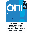 on! 2mg Mint Nicotine Pouches