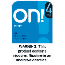 on! 4mg Mint Nicotine Pouches