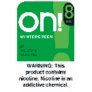 on! 8mg Wintergreen Nicotine Pouches