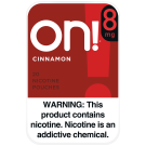 on! 8mg Cinnamon Nicotine Pouches