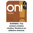 on! 4mg Coffee Nicotine Pouches