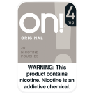 on! 4mg Original Nicotine Pouches